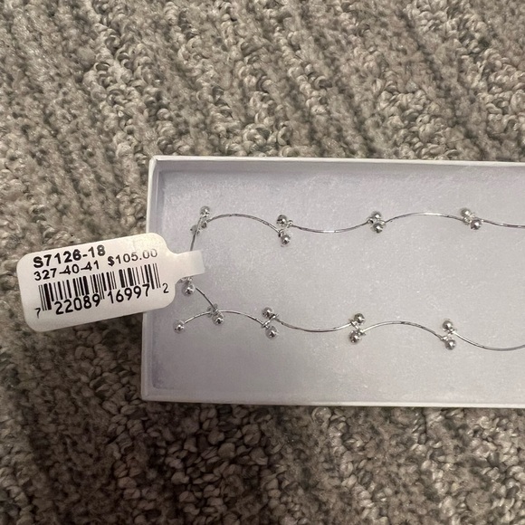 Sterling Silver Necklace.  Brand New.  Tarnish Free. - Picture 6 of 7